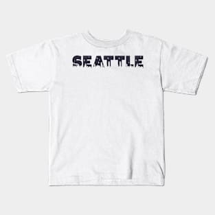 Seattle Cityscape Kids T-Shirt